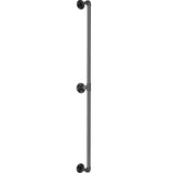 Darrahopens Pet Care > Dog Supplies > Dog Steps & Ramps VEVOR Pipe Stair Handrail, 1.8m Staircase Handrail, 200KG Load Capacity Carbon Steel Pipe Handrail, Industrial Pipe Handrail with Wall Mount Support, Round Corner Wall Handrailings for Indoor, Outdoor