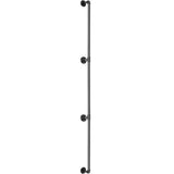 Darrahopens Pet Care > Dog Supplies > Dog Steps & Ramps VEVOR Pipe Stair Handrail, 11FT Staircase Handrail, 440LBS Load Capacity Carbon Steel Pipe Handrail, Industrial Pipe Handrail with Wall Mount Support, Round Corner Wall Handrailing for Indoor, Outdoor