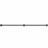 Darrahopens Pet Care > Dog Supplies > Dog Steps & Ramps VEVOR Pipe Stair Handrail, 7FT Staircase Handrail, 440LBS Load Capacity Carbon Steel Pipe Handrail, Industrial Pipe Handrail with Wall Mount Support, Round Corner Wall Handrailings for Indoor, Outdoor