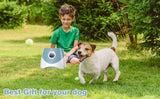 Darrahopens Pet Care > Dog Supplies > Dog Training Aids automatic dog ball launcher, dog ball thrower, rechargeable dog ball thrower, interactive dog toy, dog tennis ball launcher, fetch toy for dogs, indoor dog toy, outdoor dog toy, high energy dog toy, Australian dog toy - Blue - Size L