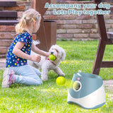 Darrahopens Pet Care > Dog Supplies > Dog Training Aids automatic dog ball launcher, dog ball thrower, rechargeable dog ball thrower, interactive dog toy, dog tennis ball launcher, fetch toy for dogs, indoor dog toy, outdoor dog toy, high energy dog toy, Australian dog toy - Green - Size L