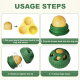 Darrahopens Pet Care > Dog Supplies > Dog Training Aids Interactive Dog Toys, Treat Dispensing Dog Toy, Chew Toys to Keep Your Pup Distracted, Frozen Dog Treats Toy for Aggressive Chewer, Durable Dog Puzzle for Small Medium Dog
