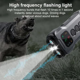 Darrahopens Pet Care > Dog Supplies > Dog Training Aids P9 Ultrasonic Dog Repellent Device - Dual-Mode Flashlight and Ultrasonic Dog Deterrent