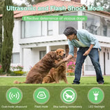 Darrahopens Pet Care > Dog Supplies > Dog Training Aids P9 Ultrasonic Dog Repellent Device - Dual-Mode Flashlight and Ultrasonic Dog Deterrent