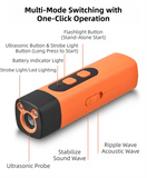 Darrahopens Pet Care > Dog Supplies > Dog Training Aids Portable Double-Head Ultrasonic Dog Repeller & Trainer with LED Flashlight - Multi-Function Pet Safety Device for Outdoors