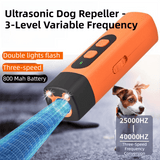 Darrahopens Pet Care > Dog Supplies > Dog Training Aids Portable Single-Head Ultrasonic Dog Repeller & Trainer with LED Flashlight - Multi-Function Pet Safety Device for Outdoors