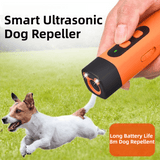 Darrahopens Pet Care > Dog Supplies > Dog Training Aids Portable Single-Head Ultrasonic Dog Repeller & Trainer with LED Flashlight - Multi-Function Pet Safety Device for Outdoors