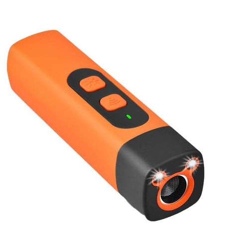 Darrahopens Pet Care > Dog Supplies > Dog Training Aids Portable Single-Head Ultrasonic Dog Repeller & Trainer with LED Flashlight - Multi-Function Pet Safety Device for Outdoors