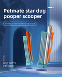 Darrahopens Pet Care > Dog Supplies > Dog Training Aids Portable Telescopic Dog Poop Scooper No Touch Waste Collector with Extendable Handle Small Size for Pets up to 15kg Ideal for Daily Walks