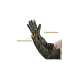 Darrahopens Pet Care > Dog Supplies > Dog Training Aids Thick Cowhide Animal Handling Gloves for Dog Cat Bird Snake Parrot Lizard, Anti-Bite and Scratch Protection with Cotton Lining for Gardening and Wild Animal Care In Australia - Darrahopens