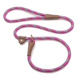Darrahopens Pet Care > Dog Supplies Mendota British Style Slip Leash - Length 1/2in x 4ft(13mm x 1.2m) - Raspberry Confetti