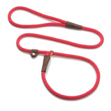 Darrahopens Pet Care > Dog Supplies Mendota British Style Slip Leash - Length 1/2in x 4ft(13mm x 1.2m) - Red