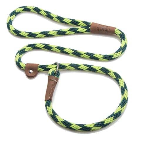 Darrahopens Pet Care > Dog Supplies Mendota British Style Slip Leash - Length 3/8in x 4ft(10mm x 1.2m) - Diamond - Jade