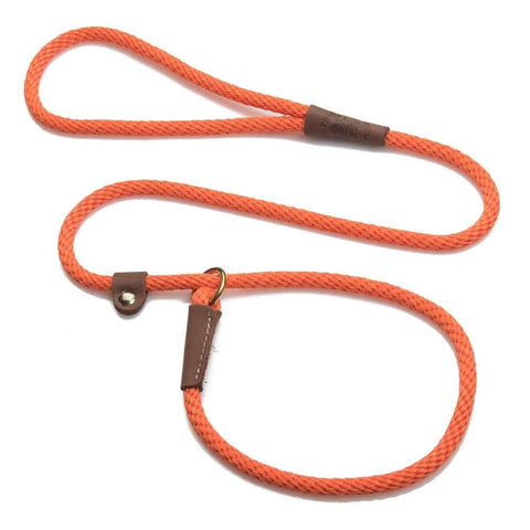 Darrahopens Pet Care > Dog Supplies Mendota British Style Slip Leash - Length 3/8in x 6ft(10mm x 1.8m) - Orange
