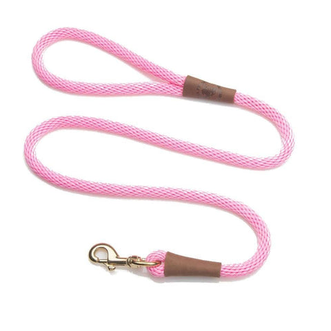 Darrahopens Pet Care > Dog Supplies Mendota Clip Leash Large - lengths 1/2in x 6ft(13mm x1.8m) Made in the USA - Hot Pink