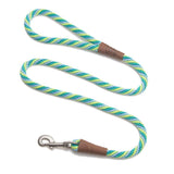 Darrahopens Pet Care > Dog Supplies Mendota Clip Leash Large - lengths 1/2in x 6ft(13mm x1.8m) Made in the USA - Twist - Seafoam
