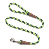 Darrahopens Pet Care > Dog Supplies Mendota Clip Leash Small - lengths 3/8in x 4ft(10mm x1.2m) Made in the USA - Diamond - Jade