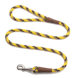Darrahopens Pet Care > Dog Supplies Mendota Clip Leash Small - lengths 3/8in x 4ft(10mm x1.2m) Made in the USA - Tricolour Harvest