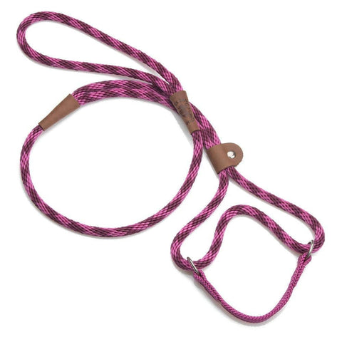 Darrahopens Pet Care > Dog Supplies MENDOTA DOG WALKER - MARTINGALE LEASH - Made in the USA Length 3/8in x 6ft(10mm x 1.8m) - Diamond - Ruby