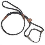 Darrahopens Pet Care > Dog Supplies MENDOTA DOG WALKER - MARTINGALE LEASH - Made in the USA Length 3/8in x 6ft(10mm x 1.8m) - Salt and Pepper