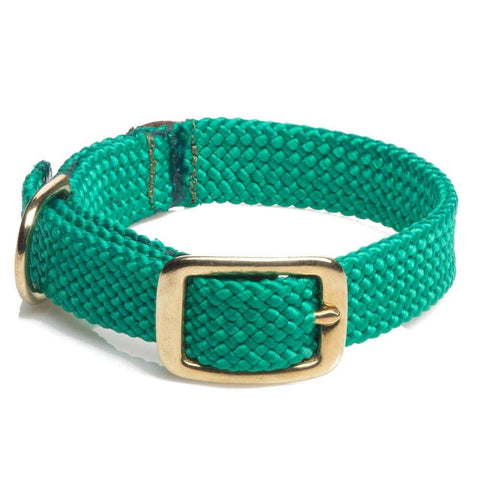 Darrahopens Pet Care > Dog Supplies Mendota Doublebraided Collar 18"  KELLY GREEN