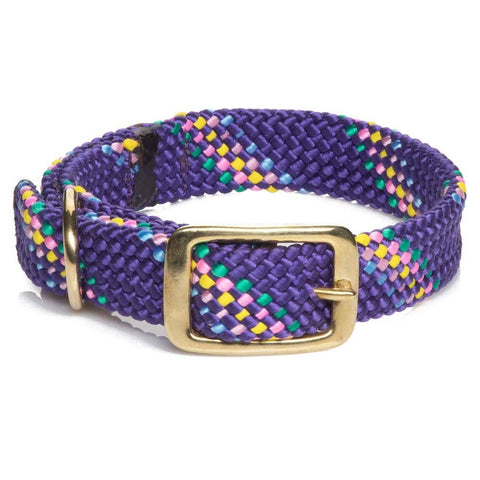 Darrahopens Pet Care > Dog Supplies Mendota Doublebraided Collar 18" PURPLE CONFETTI