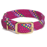 Darrahopens Pet Care > Dog Supplies Mendota Doublebraided Collar 18" RASPBY CONFETTI