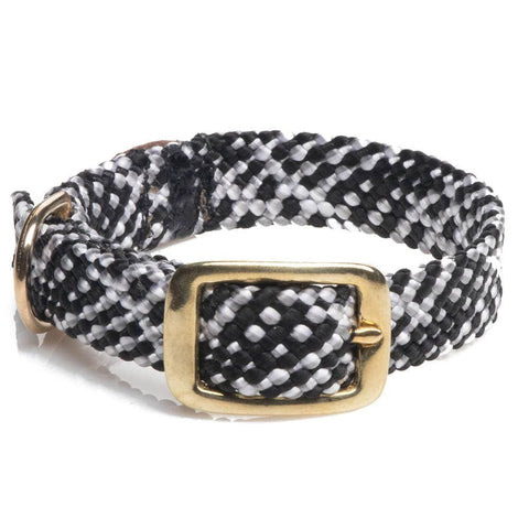 Darrahopens Pet Care > Dog Supplies Mendota Doublebraided Collar 18"  SALT & PEPPER