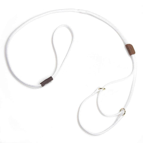Darrahopens Pet Care > Dog Supplies Mendota Martingale Dog Show Leash - Large 12-22 (30cm-56cm) - Made in the USA - White