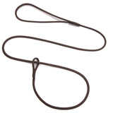 Darrahopens Pet Care > Dog Supplies Mendota Show Loop Leash/Leash Lightweight DARK BROWN