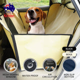 Darrahopens Pet Care > Dog Supplies Ondoing Cargo Pet Car Boot Back Seat Cover Rear Dog Waterproof Protector Liner Mat Pad Cream