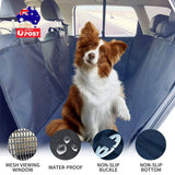 Darrahopens Pet Care > Dog Supplies Ondoing Cargo Pet Car Boot Back Seat Cover Rear Dog Waterproof Protector Liner Mat Pad Grey