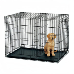 Darrahopens Pet Care > Dog Supplies YES4PETS 30' Collapsible Metal Dog Rabbit Crate Cage Cat Carrier With Divider
