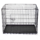 Darrahopens Pet Care > Dog Supplies YES4PETS 30' Collapsible Metal Dog Rabbit Crate Cage Cat Carrier With Divider
