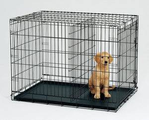 Darrahopens Pet Care > Dog Supplies YES4PETS 30' Collapsible Metal Dog Rabbit Crate Cage Cat Carrier With Divider
