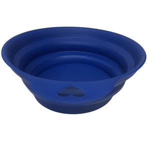 Darrahopens Pet Care > Dog Supplies YES4PETS 4 x Pet Portable Folding Bowl Dog Cat Food Feeding Water Feeder Collapsable Travel