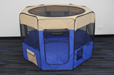 Darrahopens Pet Care > Dog Supplies YES4PETS 98 cm High Foldable XL Blue Dog Puppy Cat Cage Soft Playpen Rabbit Enclosure