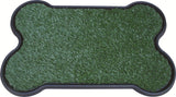 Darrahopens Pet Care > Dog Supplies YES4PETS Dog Puppy Toilet Grass Potty Training Mat Loo Pad Bone Shape Indoor