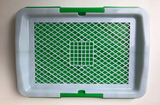 Darrahopens Pet Care > Dog Supplies YES4PETS Small Portable Dog Potty Training Tray Pet Puppy Toilet Trays Loo Pad Mat 45x33 cm