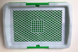 Darrahopens Pet Care > Dog Supplies YES4PETS Small Portable Dog Potty Training Tray Pet Puppy Toilet Trays Loo Pad Mat 45x33 cm