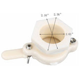 Darrahopens Pet Care > Farm Supplies > Beekeeping pcs Honey Gate Valve Abs Plastic 2.36″ Extractor Tap Honey Extractor Equipment Honey Tap For Beekeeper (White Honey