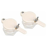 Darrahopens Pet Care > Farm Supplies > Beekeeping pcs Honey Gate Valve Abs Plastic 2.36″ Extractor Tap Honey Extractor Equipment Honey Tap For Beekeeper (White Honey