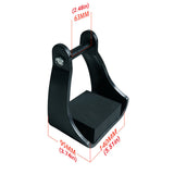 Darrahopens Pet Care > Farm Supplies > Farm Equipment 2pcs Plastic Stirrups Adjustable Horse Riding Equestrian Training Stable Riding
