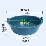 Darrahopens Pet Care > Farm Supplies > Farm Equipment Chicken Feeding Basin 6pcs Plastic Breeding Trough Bowl Farm Feeder Container