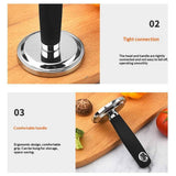 Darrahopens Pet Care > Farm Supplies > Farm Equipment Meat Pounder Tenderizer, Stainless Steel Kitchen Meat Tenderizer Hammer, Round Chicken Flattener Tool with Comfortable-Grip Handle for Flattening Cutlets and Tenderizing Meat