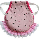 Darrahopens Pet Care > Farm Supplies > Farm Equipment Pink Heart 4 Pack Hen Saddle Aprons for Backyard Chickens - Feather Protector for Poultry - Back Protection from Roosters - 22x23cm
