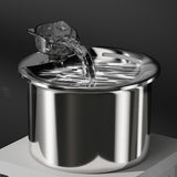 Darrahopens Pet Care > Farm Supplies > Farm Equipment USB Powered 2L Automatic Cat Water Fountain Stainless Steel Pet Water Feeder