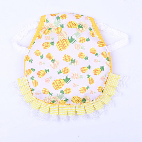 Darrahopens Pet Care > Farm Supplies > Farm Equipment Yellow Pineapple 4 Pack Hen Saddle Aprons for Backyard Chickens - Feather Protector for Poultry - Back Protection from Roosters - 22x23cm