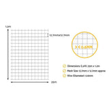 Darrahopens Pet Care > Farm Supplies > Fencing i.Pet Poultry Chicken Fence Pet Netting Wire Mesh Roll Duck Goose Coop 25Mx1.2M