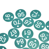 Darrahopens Pet Care > Farm Supplies > Pet ID Tags 50PCS Numbered Label Numbered Tag for Farm Livestock Beekeeping Husbandry Breeding Supplies51-100 Green In Australia - Darrahopens
